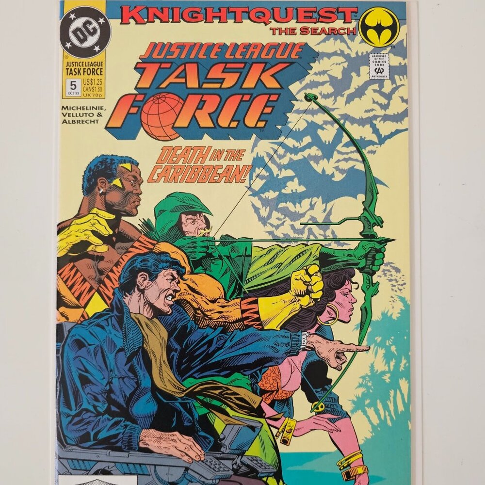 JUSTICE LEAGUE Task Force #5 Oct 1993 DC Comics Death in the Caribbean! VF/NM